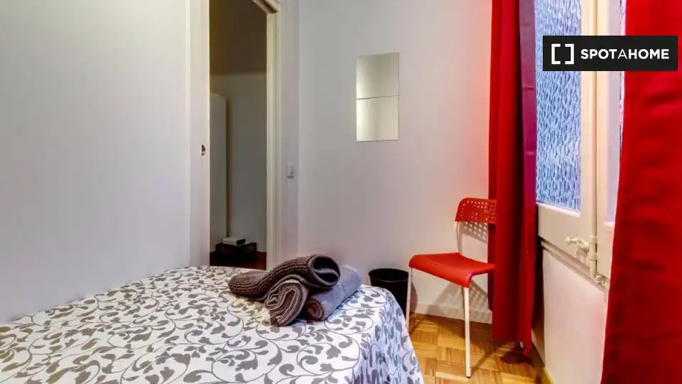 Habitación de Piso de alquiler en Barcelona con Aire acondicionado, Calefacción y Amueblado