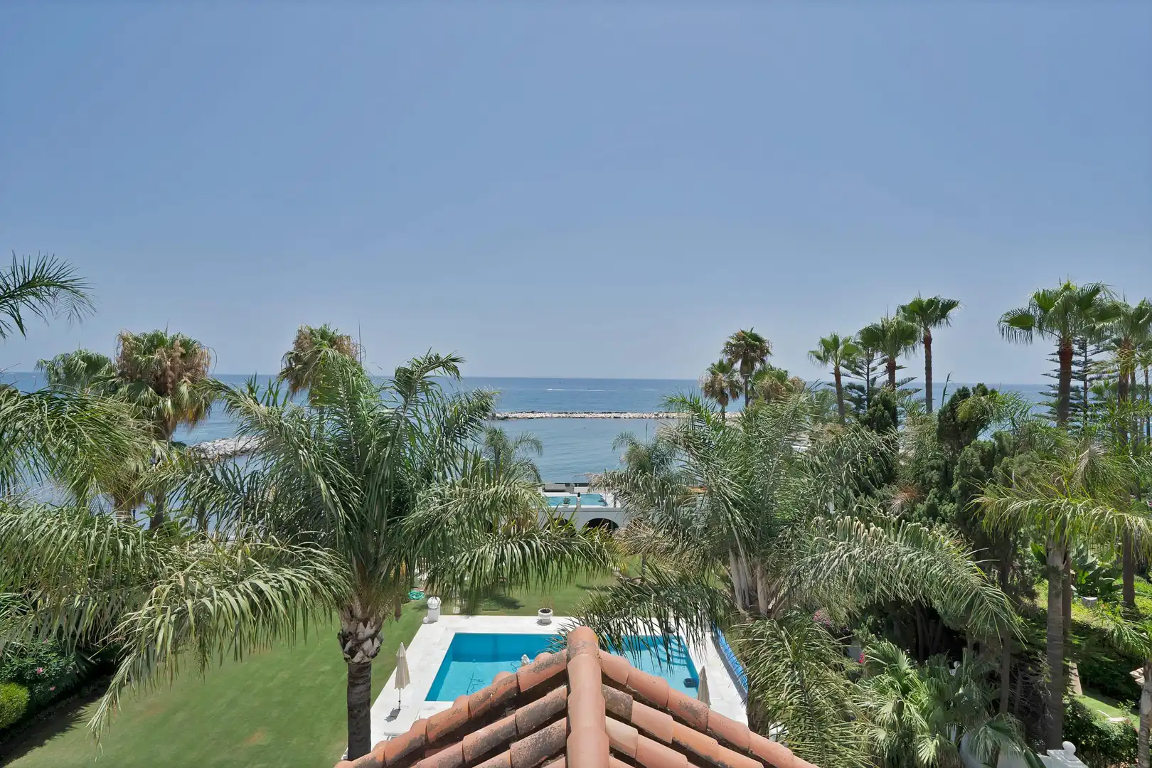 Garten von Haus oder Chalet zur Miete in Marbella mit Heizung, Privatgarten und Terrasse