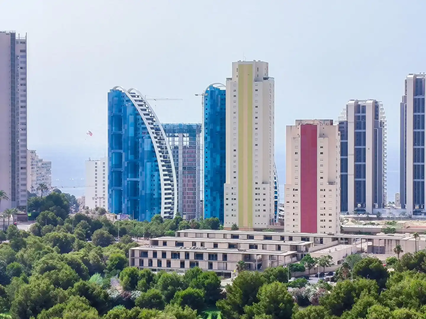 Exterior view of Apartments for sale in Benidorm  with Air Conditioner, Heating and Private garden