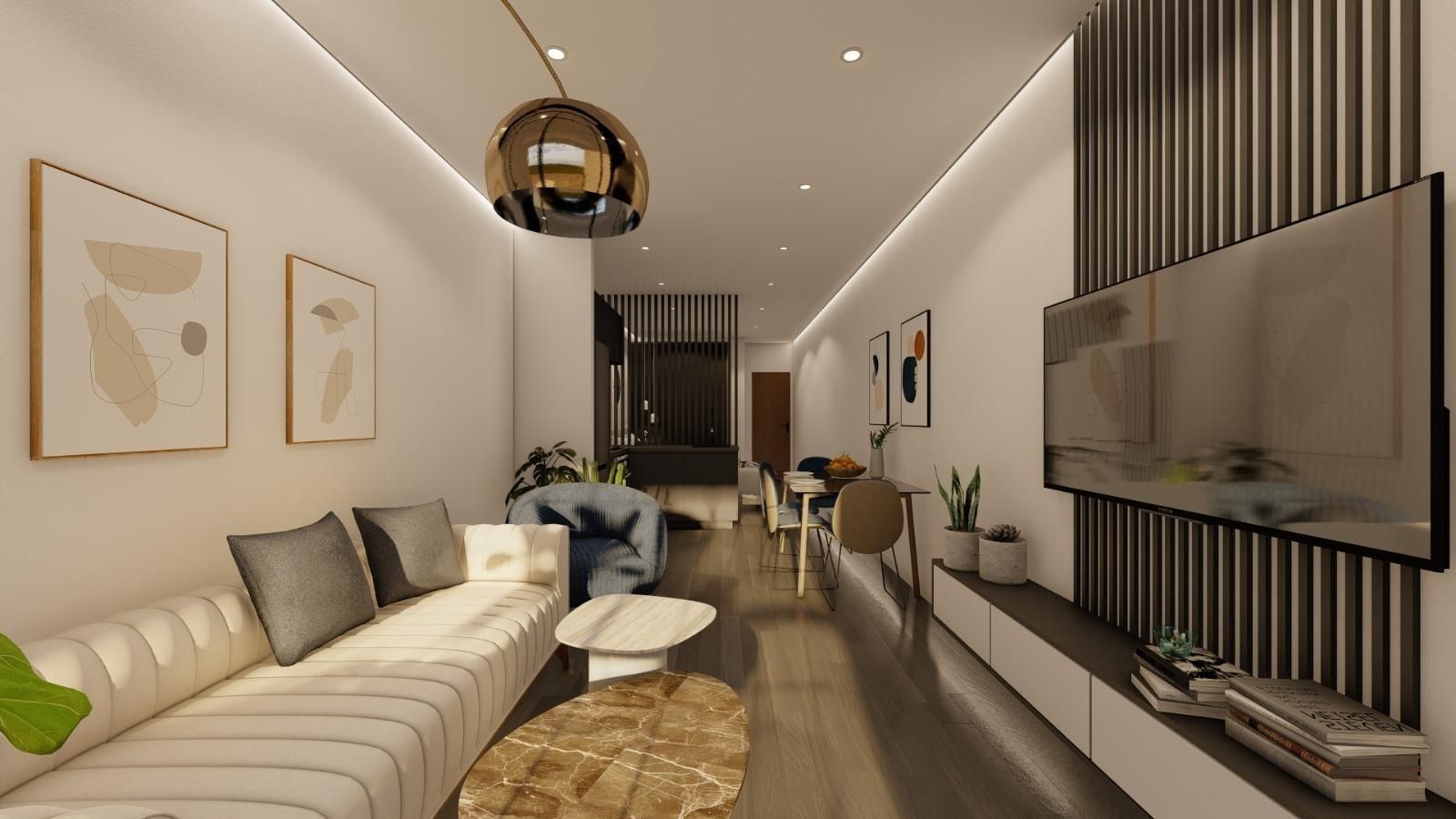 Living room of Apartment for sale in  Murcia Capital  with Air Conditioner, Heating and Balcony