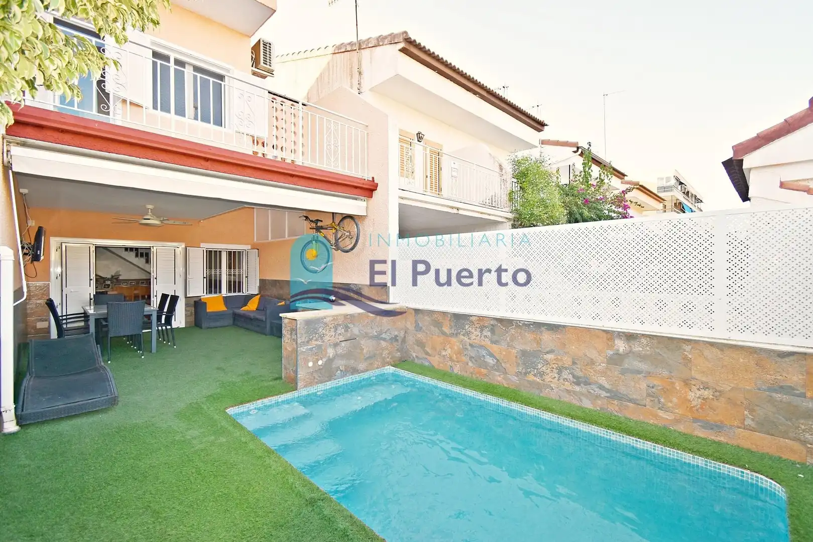 Exterior view of Duplexes for sale in Mazarrón  with Air Conditioner, Heating and Private garden