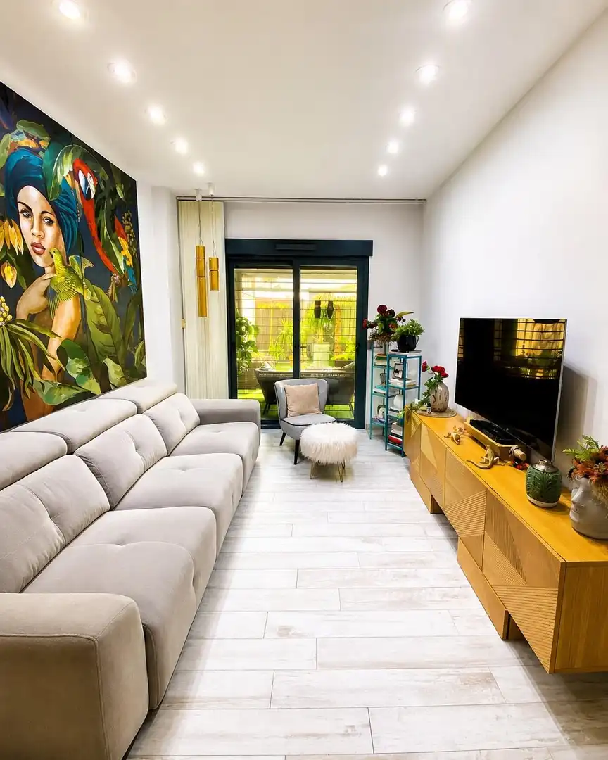 Living room of Ground floor for sale in Murcia  with Heating, Terrace and Community pool