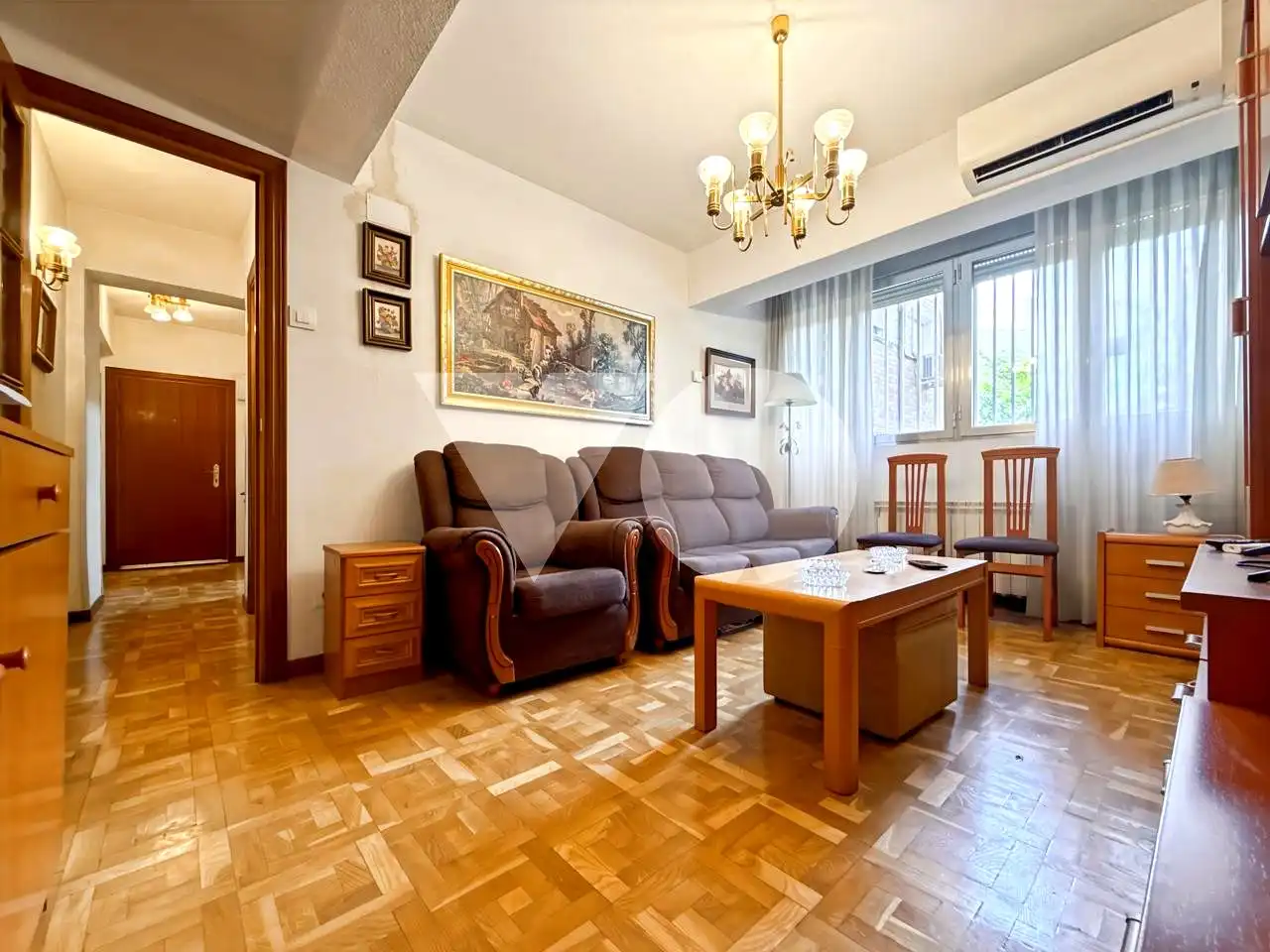 Sala de estar de Piso en venta en Madrid con Aire acondicionado, Calefacción y Parquet