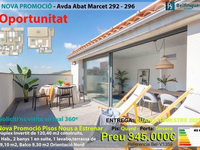 Terrace of Duplex for sale in Terrassa  with Air Conditioner, Terrace and Balcony