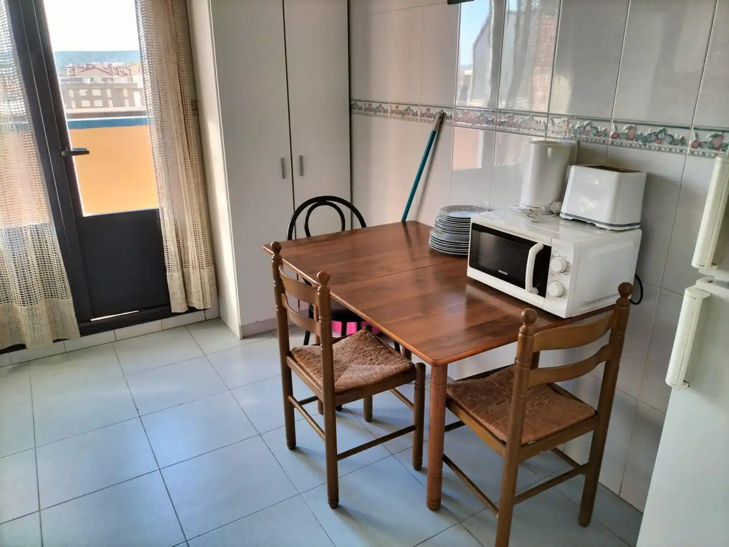 Esszimmer von Dachboden zur Miete in Palencia mit Heizung, Parkett und Terrasse