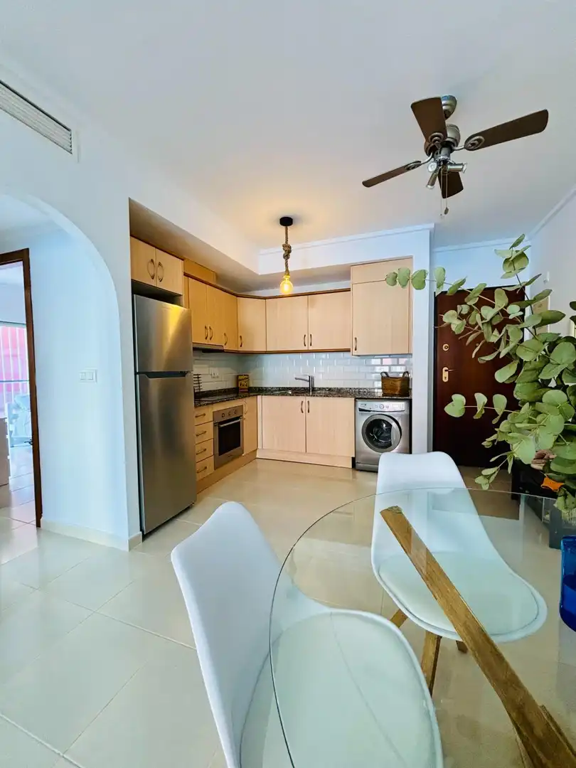 Kitchen of Ground floor for rent in Los Alcázares  with Air Conditioner, Terrace and Furnished