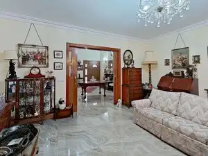Living room of Houses for sale in El Escorial  with Heating, Private garden and Parquet flooring