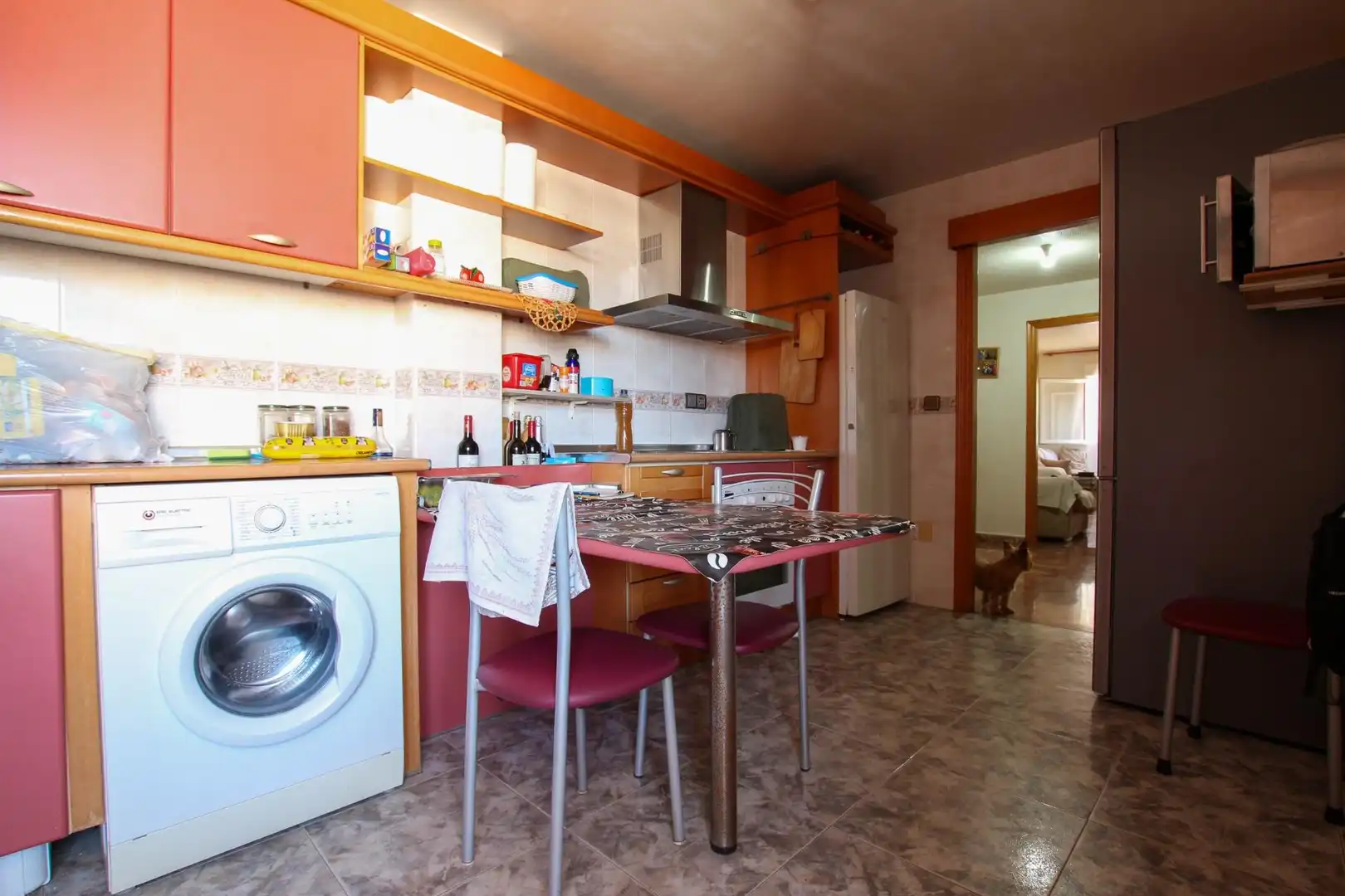 Kitchen of Flat for sale in Águilas  with Terrace, Furnished and Balcony