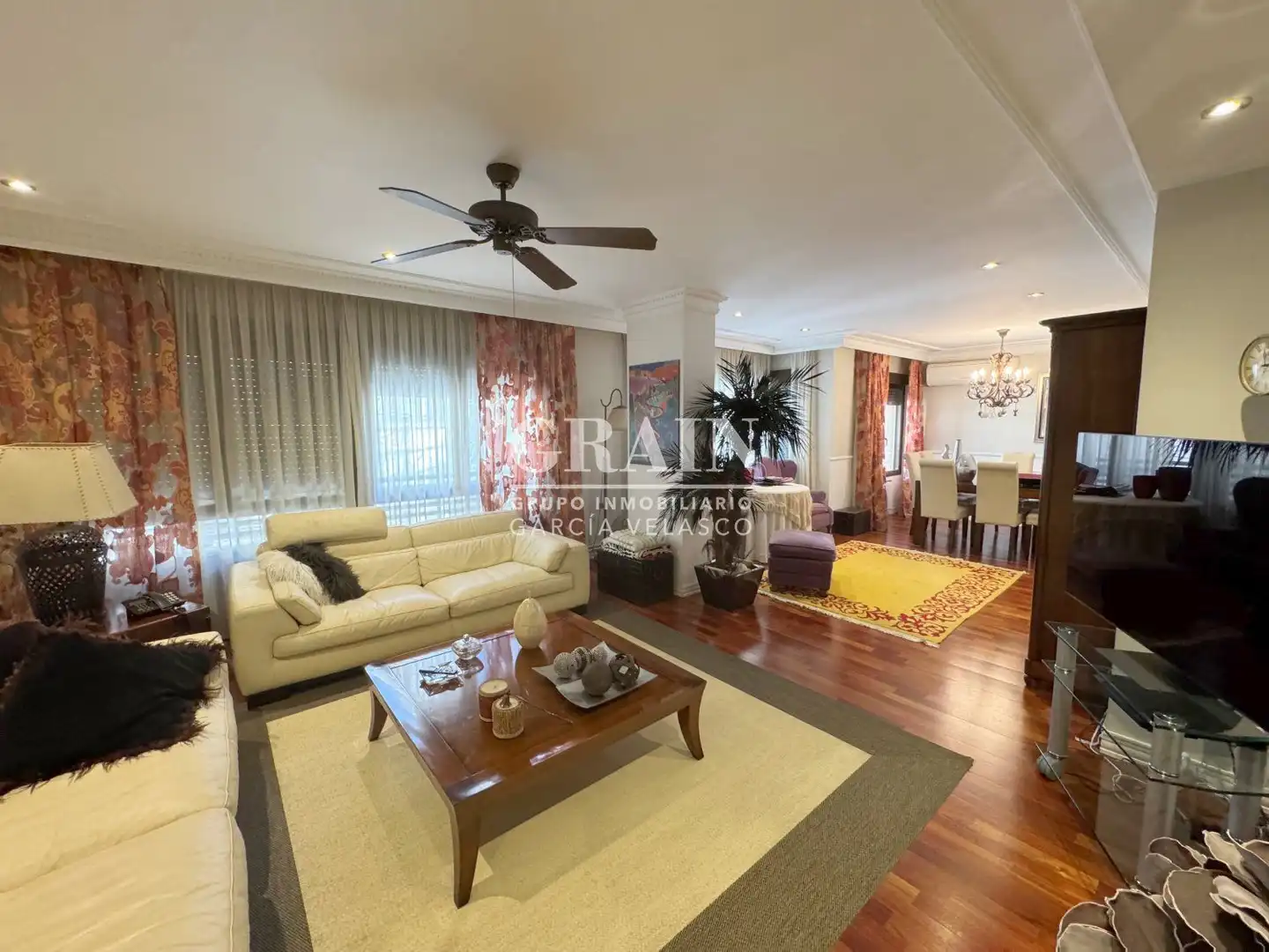 Living room of Flat for rent in  Albacete Capital  with Air Conditioner and Heating