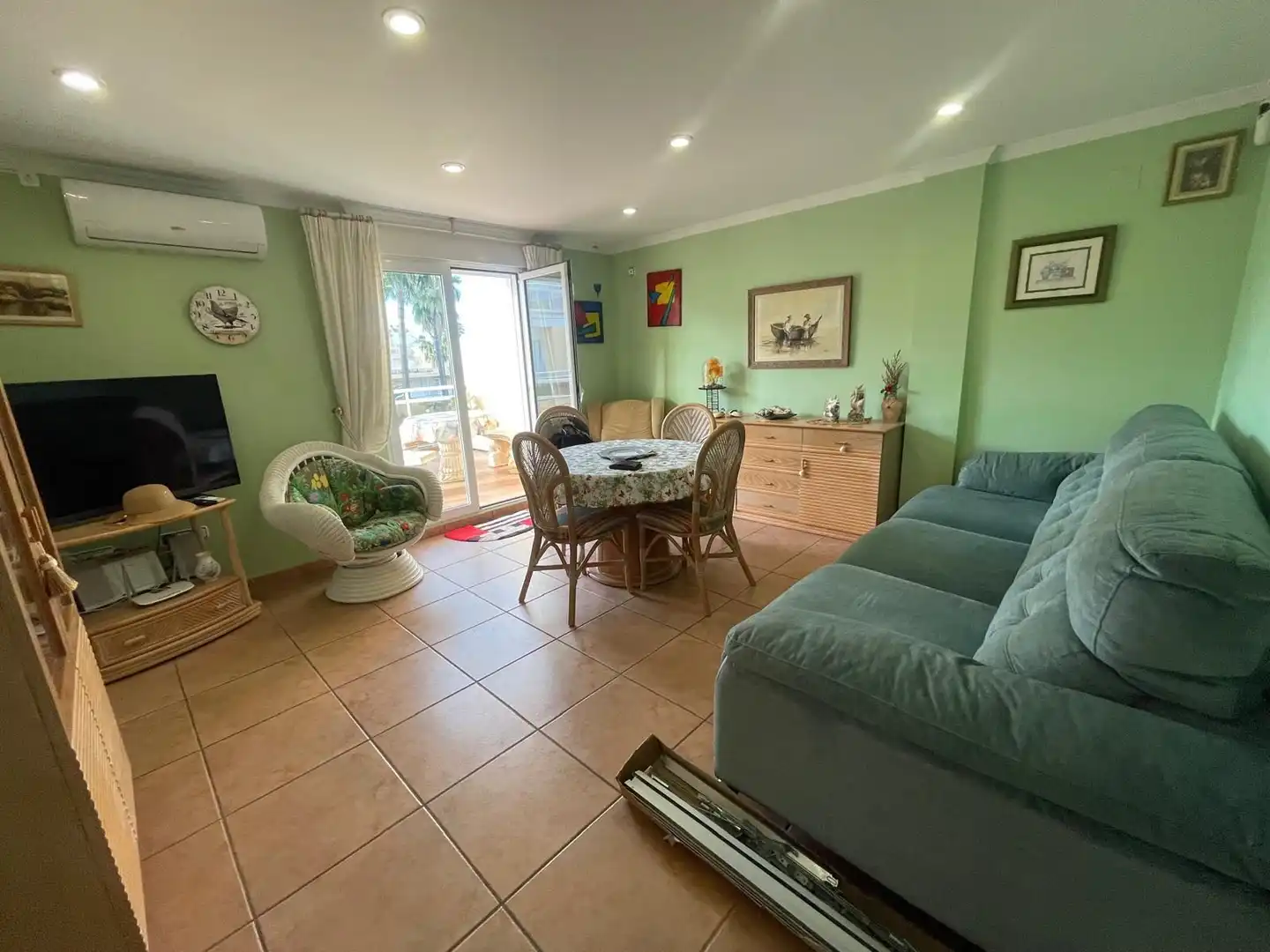 Living room of Attic for sale in Dénia  with Air Conditioner, Heating and Terrace