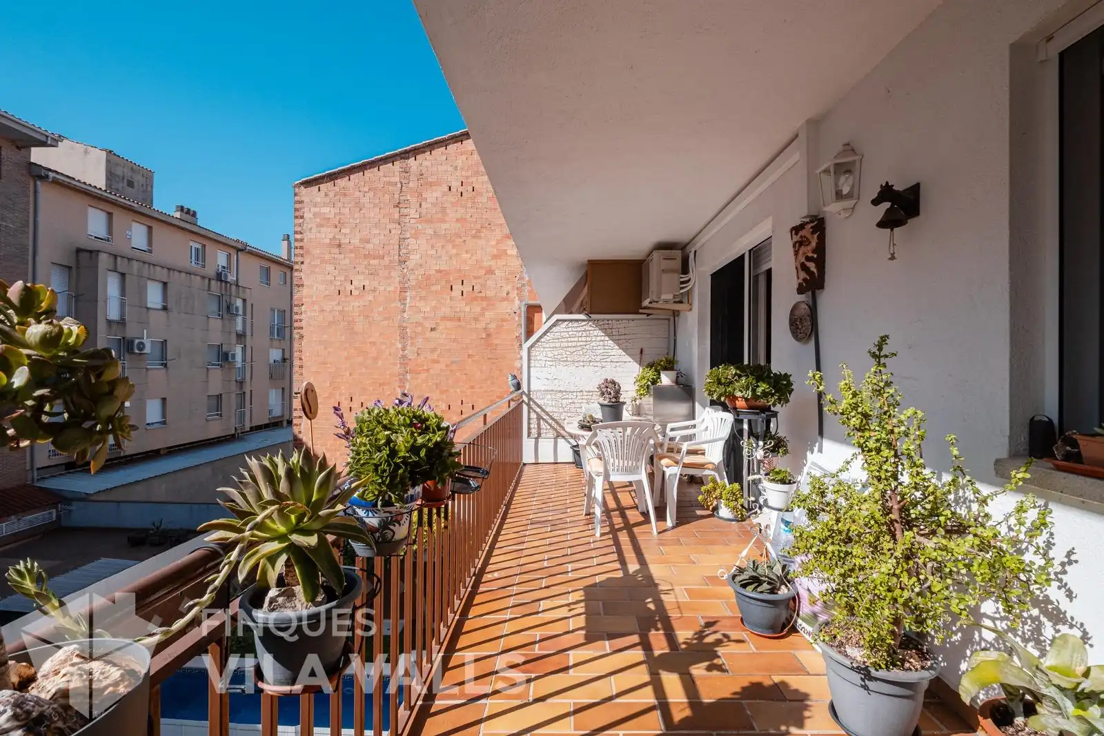 Terrassa de Casa adosada en venda en Caldes de Montbui amb Aire condicionat, Calefacció i Jardí privat