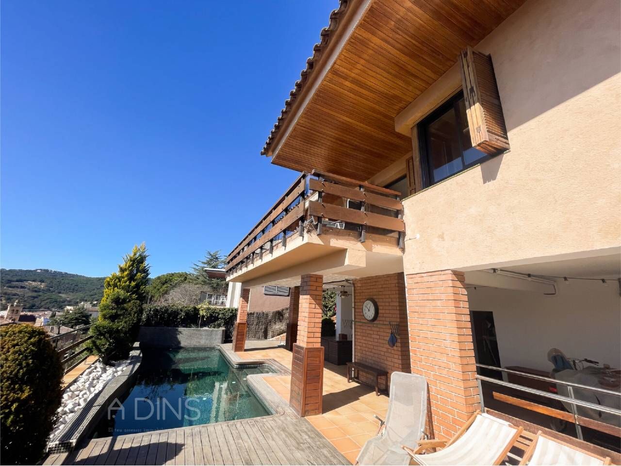 Exterior view of House or chalet to rent in La Garriga  with Air Conditioner, Heating and Private garden