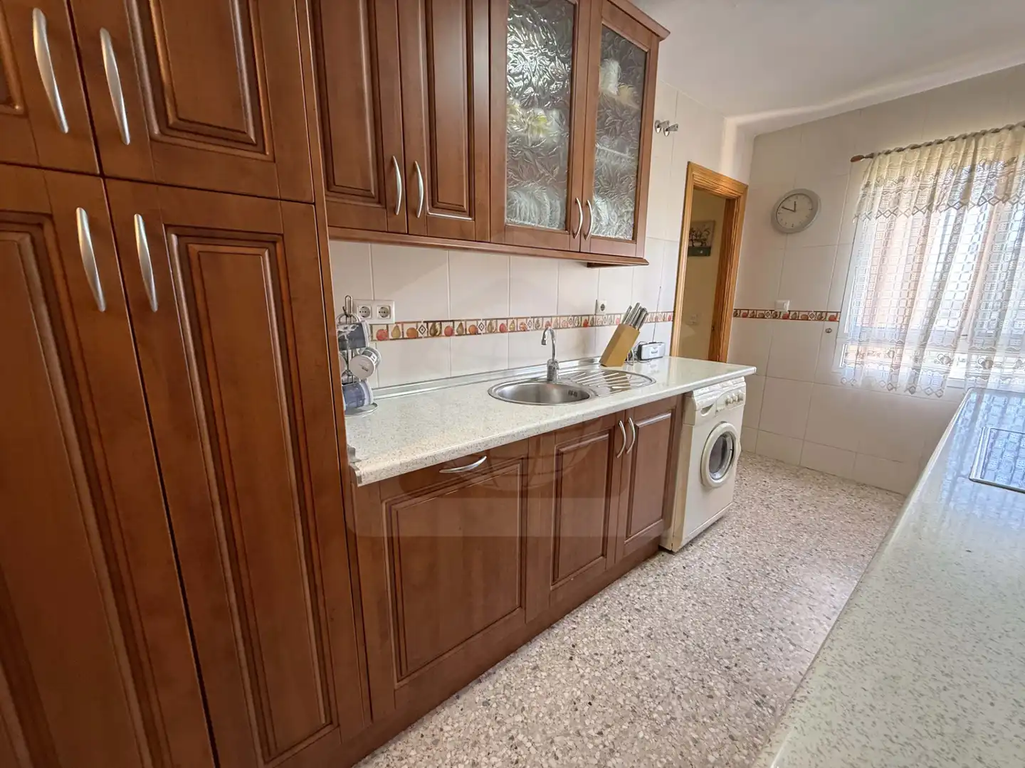 Küche von Wohnung zum Verkauf in Málaga mit Terrasse, Möbliert und Ofen