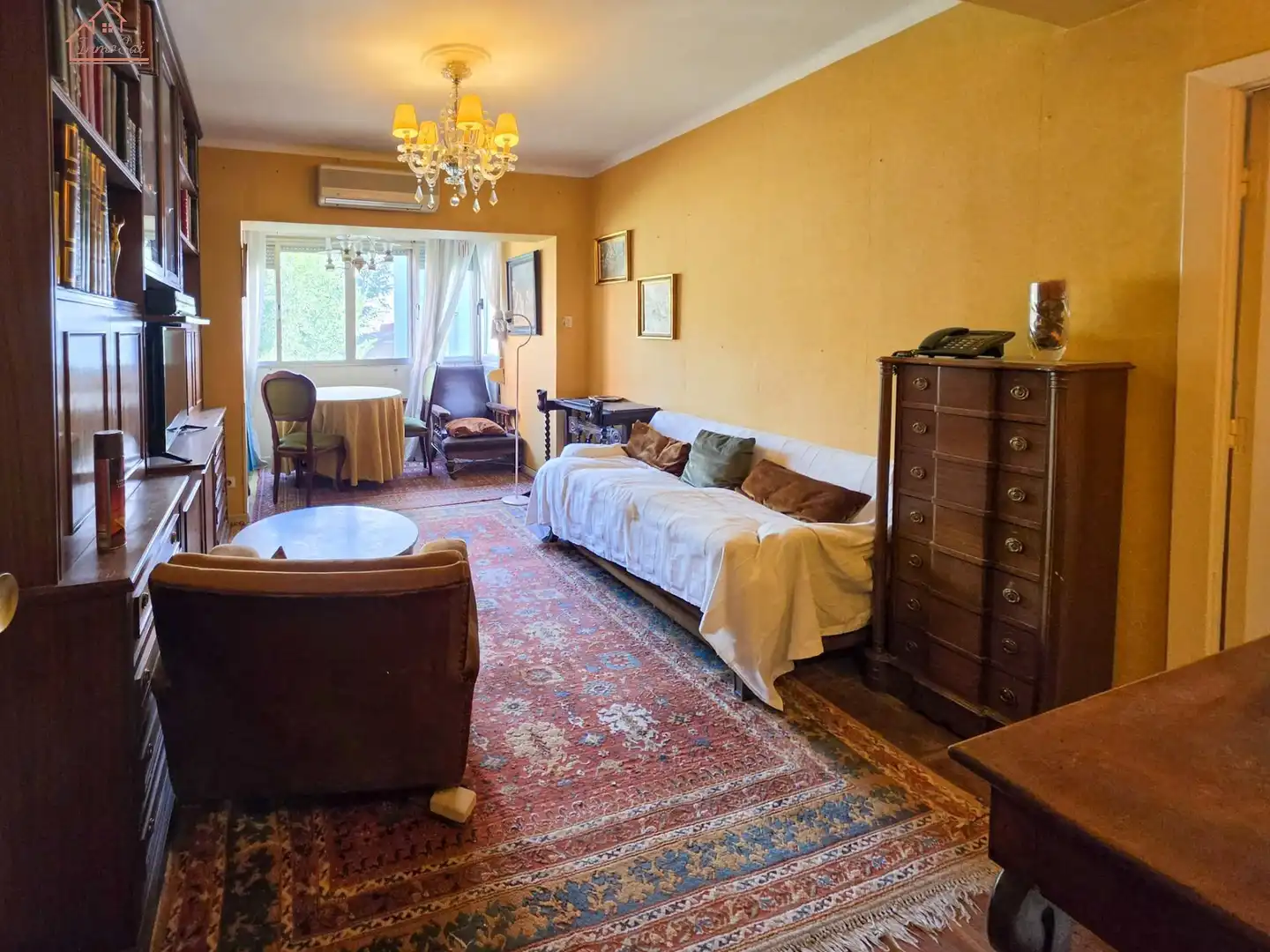 Living room of Flat for sale in Madrid  with Heating and Furnished