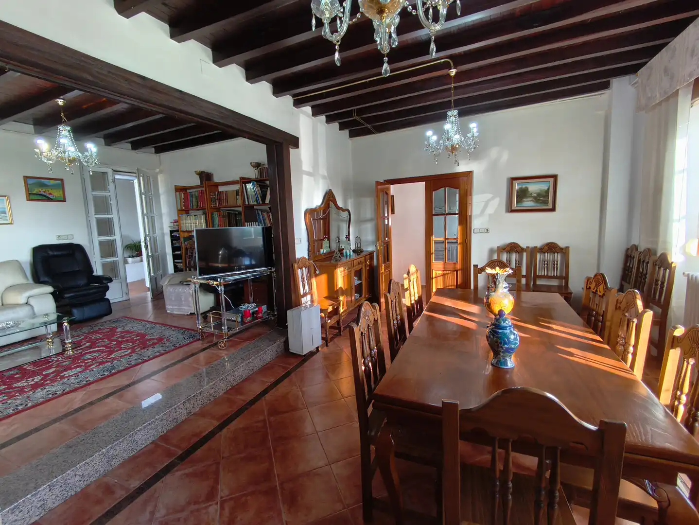Dining room of Houses for sale in Vedra  with Heating, Private garden and Terrace
