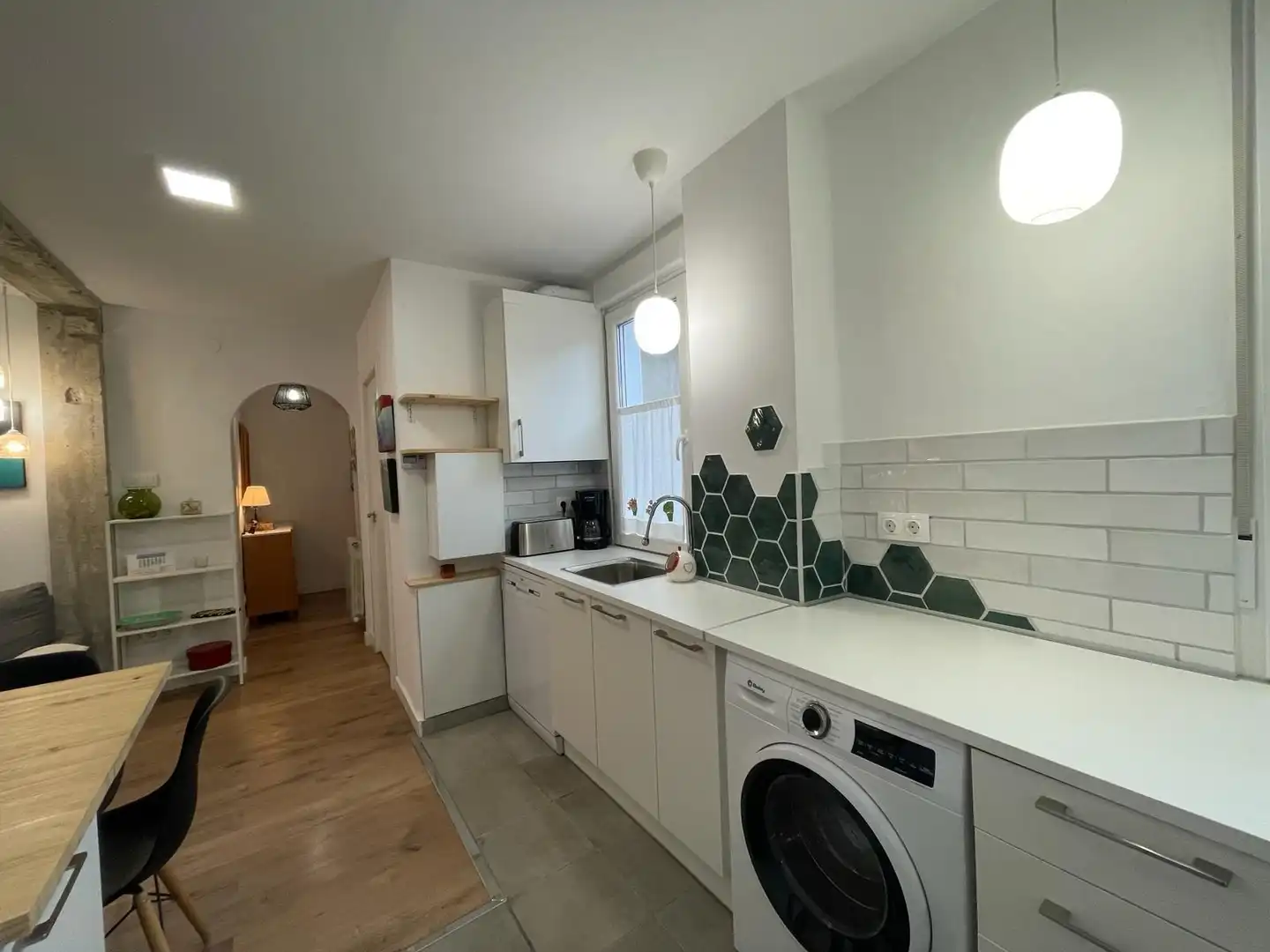 Cocina de Piso de alquiler en Ponferrada con Calefacción y Amueblado