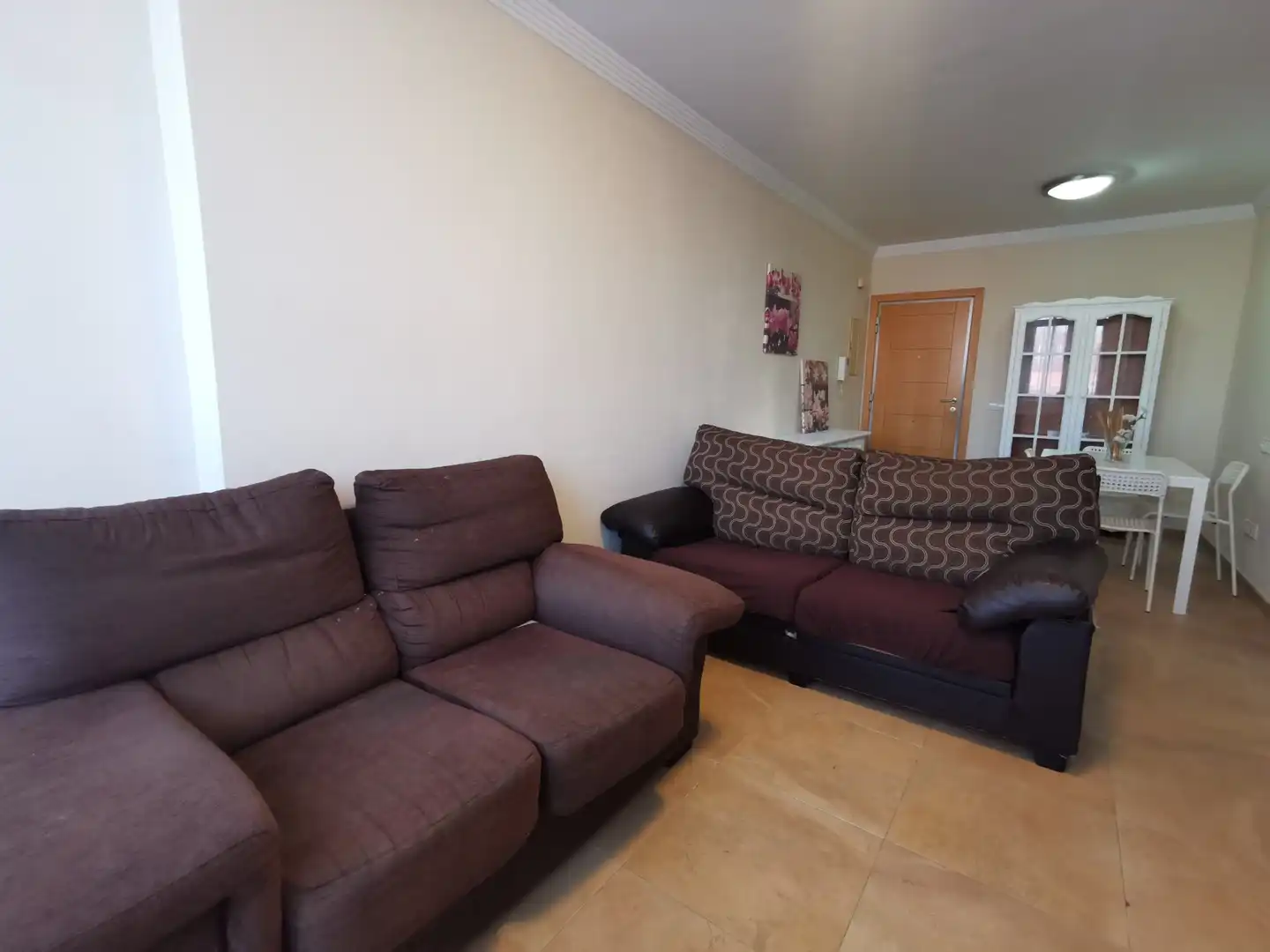Wohnzimmer von Wohnung zur Miete in Málaga mit Klimaanlage, Heizung und Möbliert