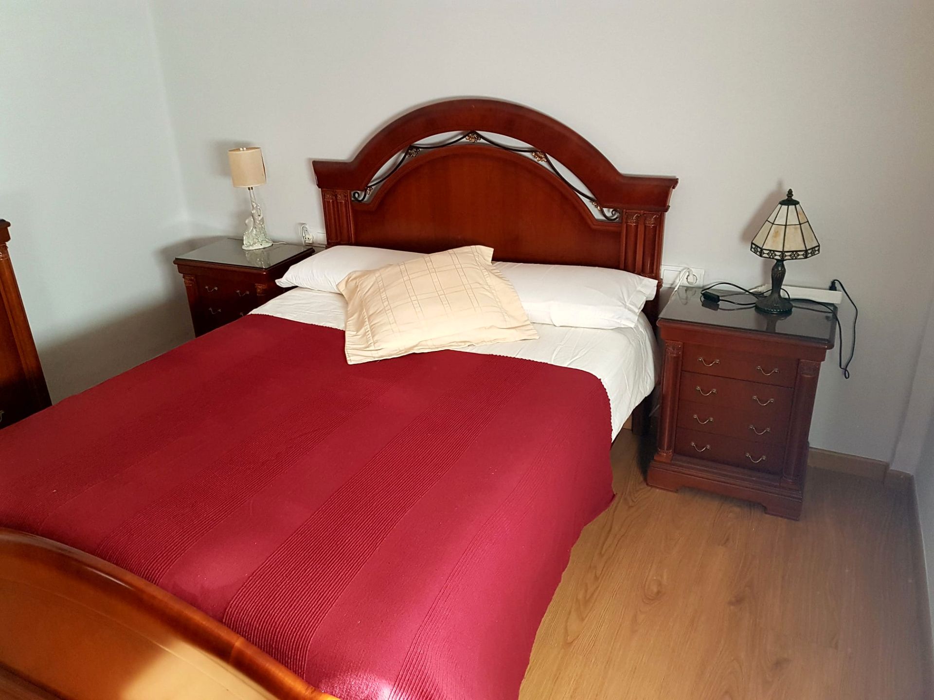 Bedroom of Flat for sale in  Valencia Capital  with Air Conditioner, Furnished and Balcony