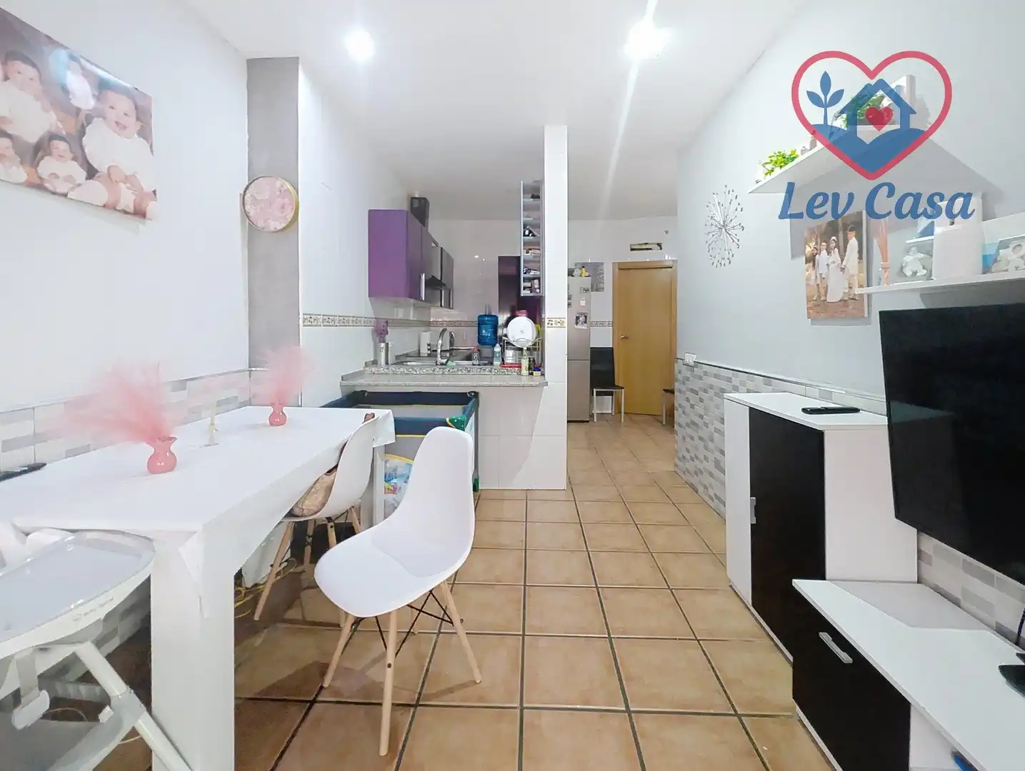 Cuina de Apartament en venda en Fuente Álamo de Murcia amb Aire condicionat, Calefacció i Moblat