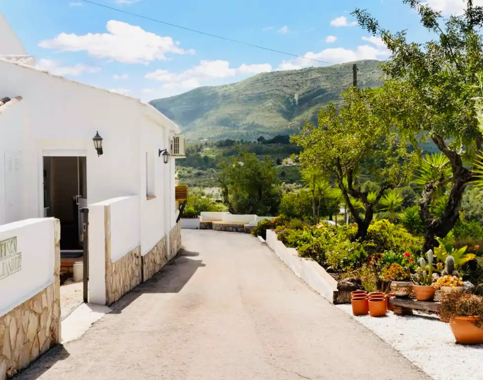 Exterior view of Houses for sale in Murla  with Air Conditioner, Heating and Private garden