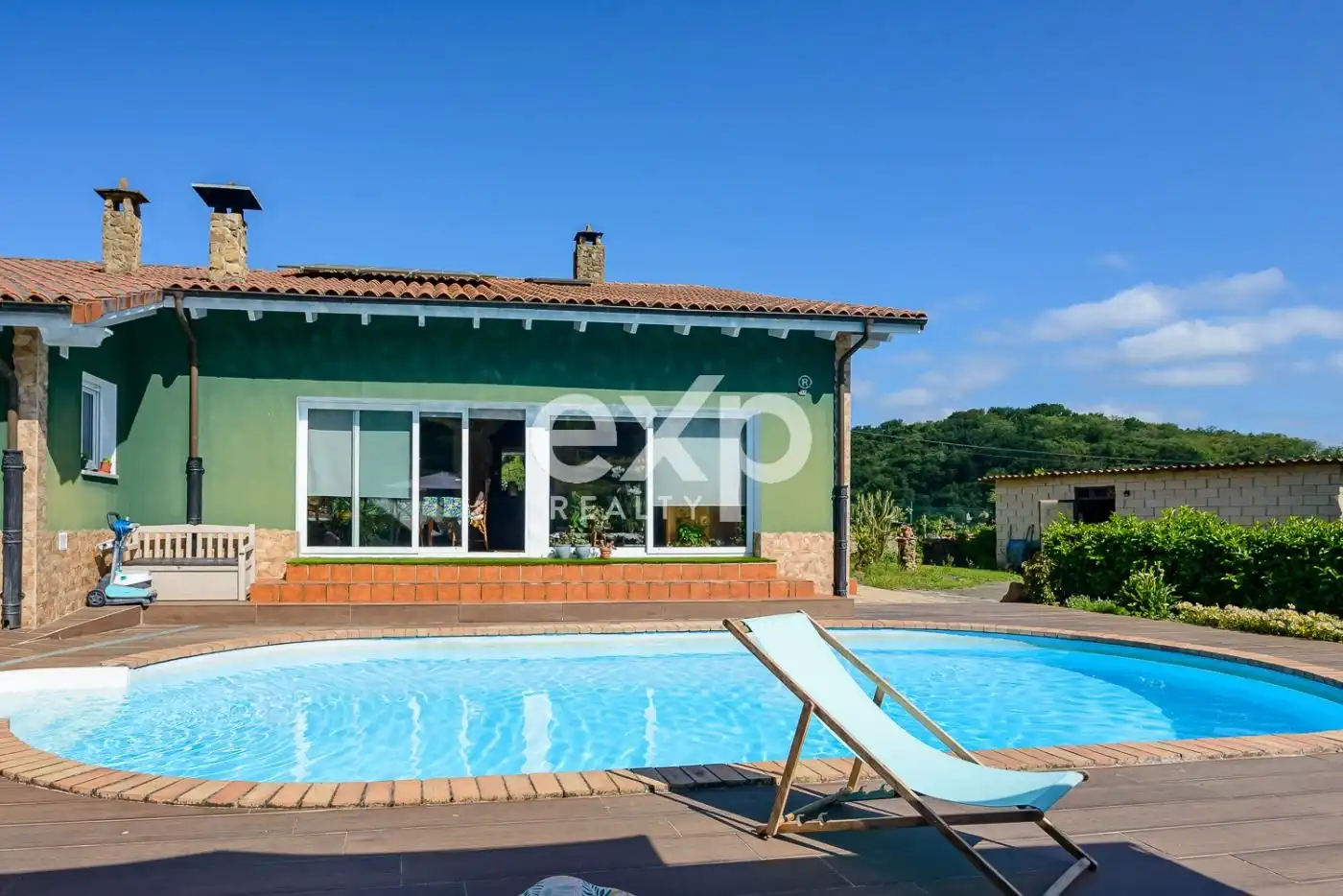 Swimming pool of Houses for sale in Langreo  with Heating, Private garden and Swimming Pool