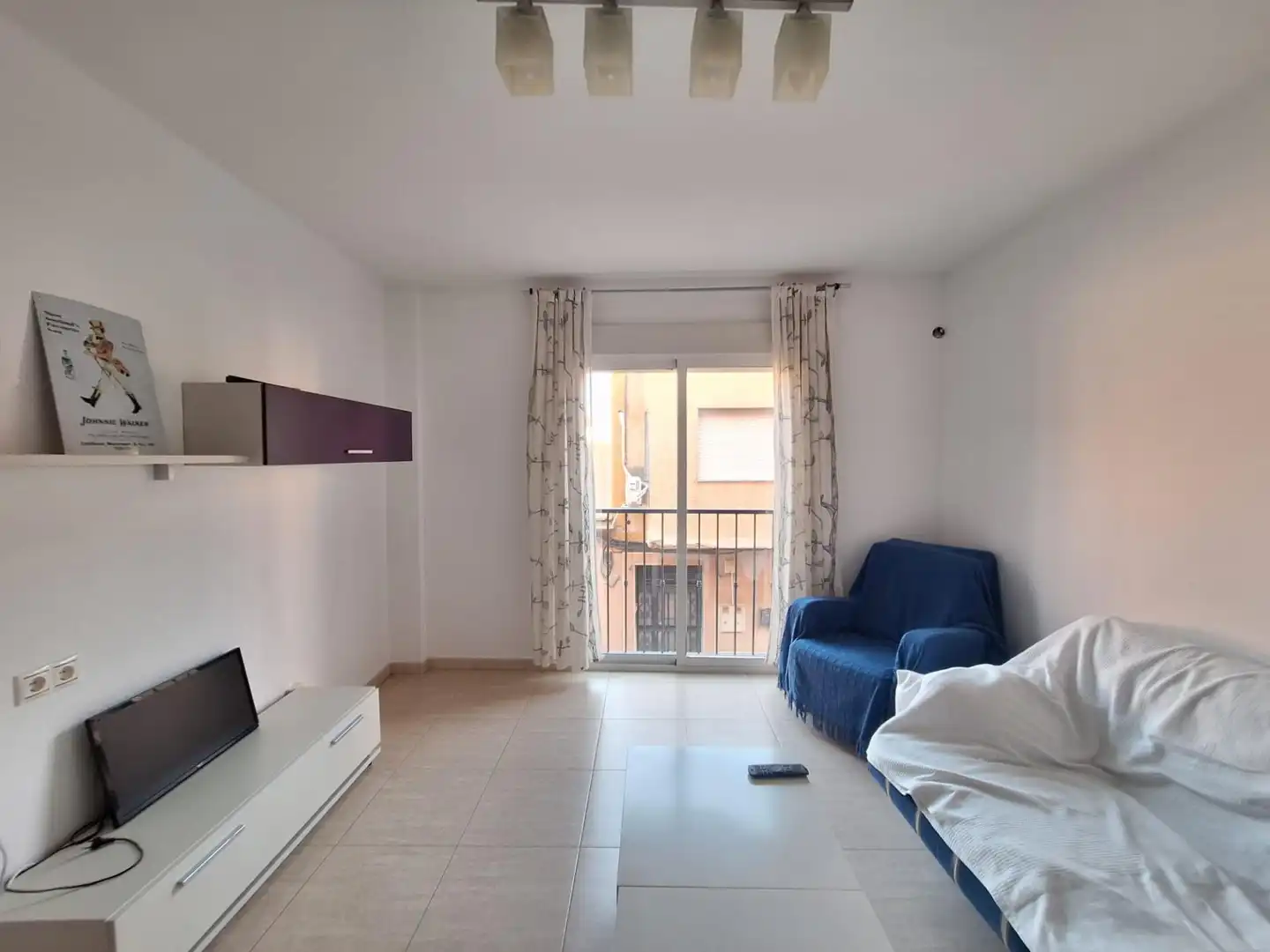 Wohnzimmer von Wohnung zur untervermieten in Murcia mit Klimaanlage, Heizung und Möbliert