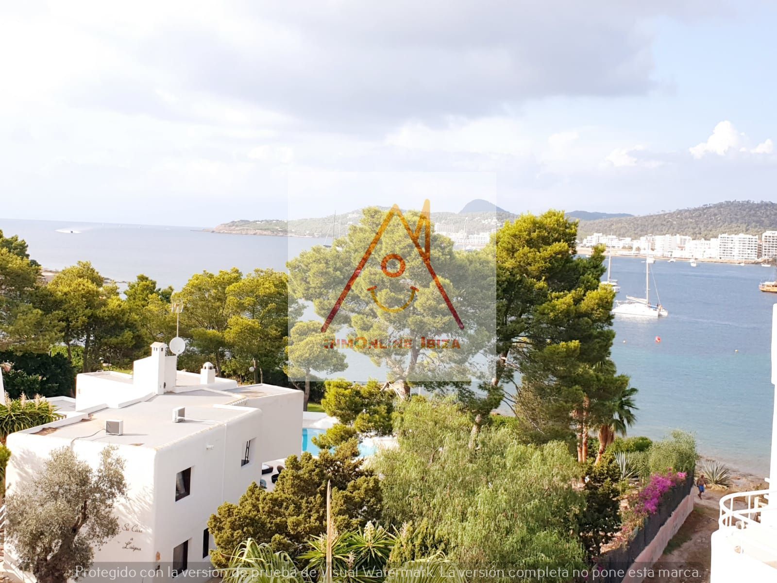 Exterior view of Attic to rent in Sant Josep de sa Talaia  with Terrace, Furnished and Oven