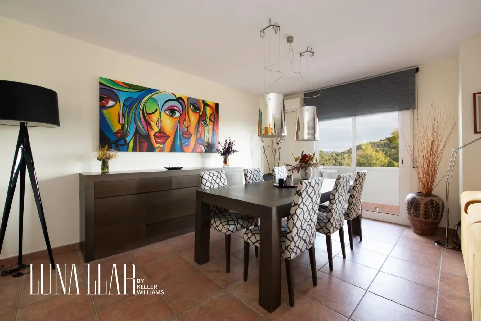 Dining room of Detached homes for sale in Sant Climent de Llobregat  with Heating, Parquet flooring and Terrace