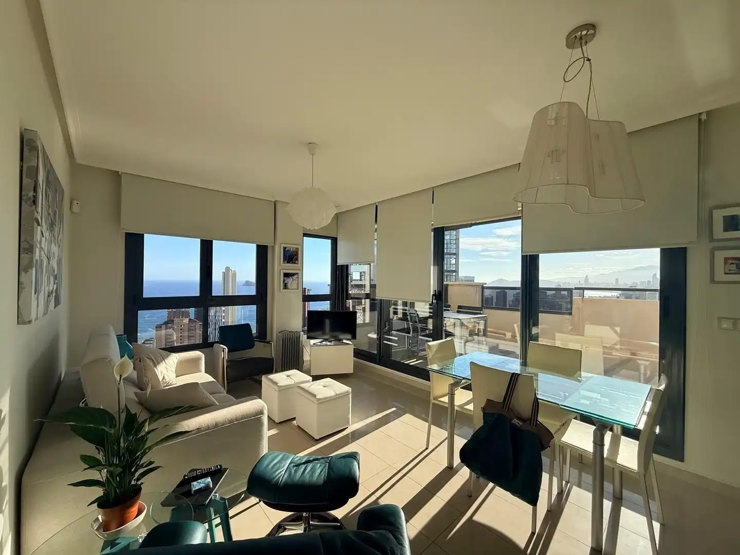 Living room of Attic for sale in Benidorm  with Air Conditioner and Community pool