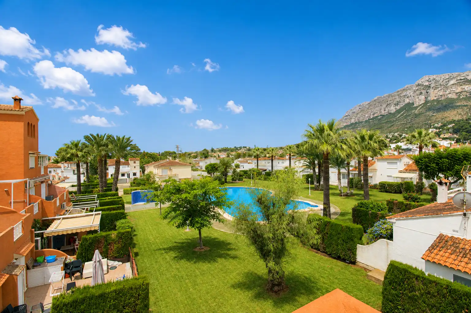 Garten von Wohnungen zum Verkauf in Dénia mit Klimaanlage, Ofen und Waschmaschine