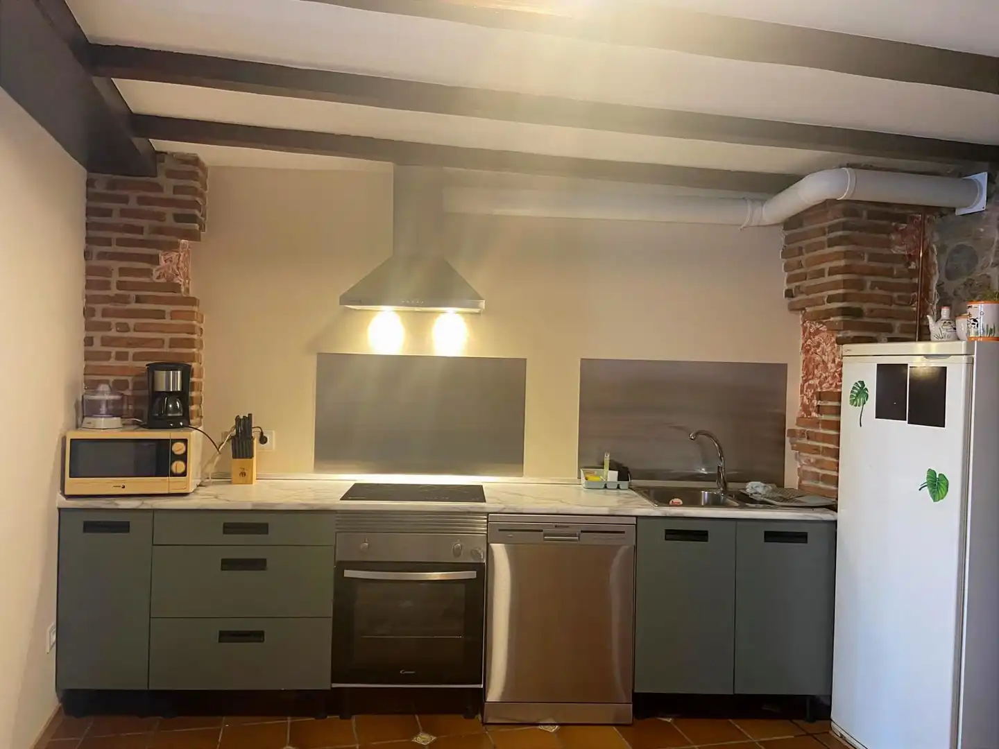 Küche von Country house zur Miete in Barro mit Heizung, Möbliert und Waschmaschine