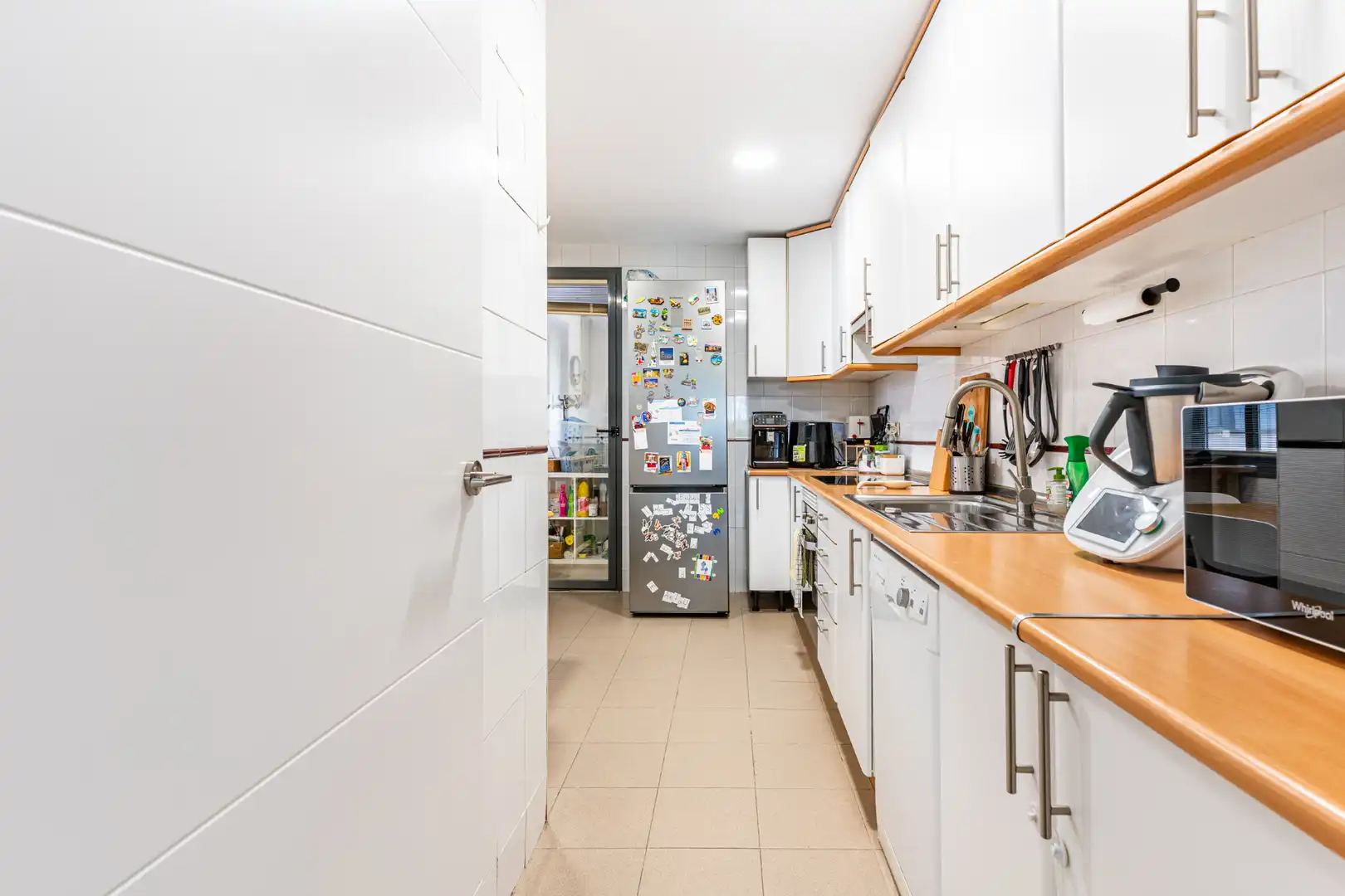 Küche von Wohnung zum Verkauf in Las Rozas de Madrid mit Klimaanlage, Heizung und Parkett