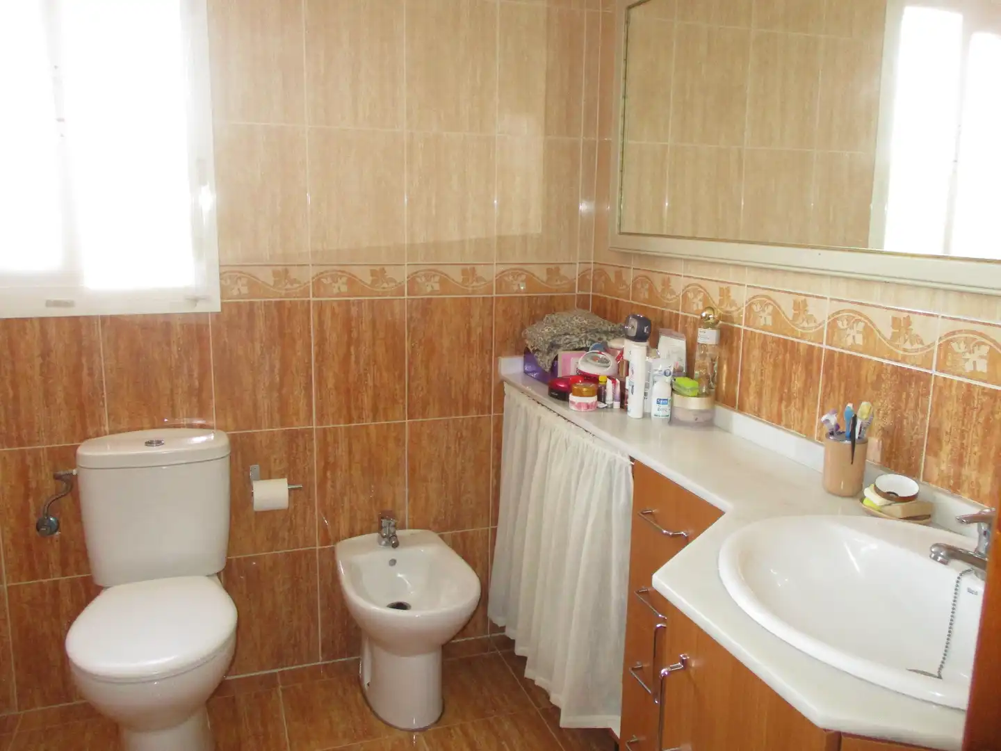 Badezimmer von Wohnung zur Miete in Cártama mit Klimaanlage, Terrasse und Möbliert