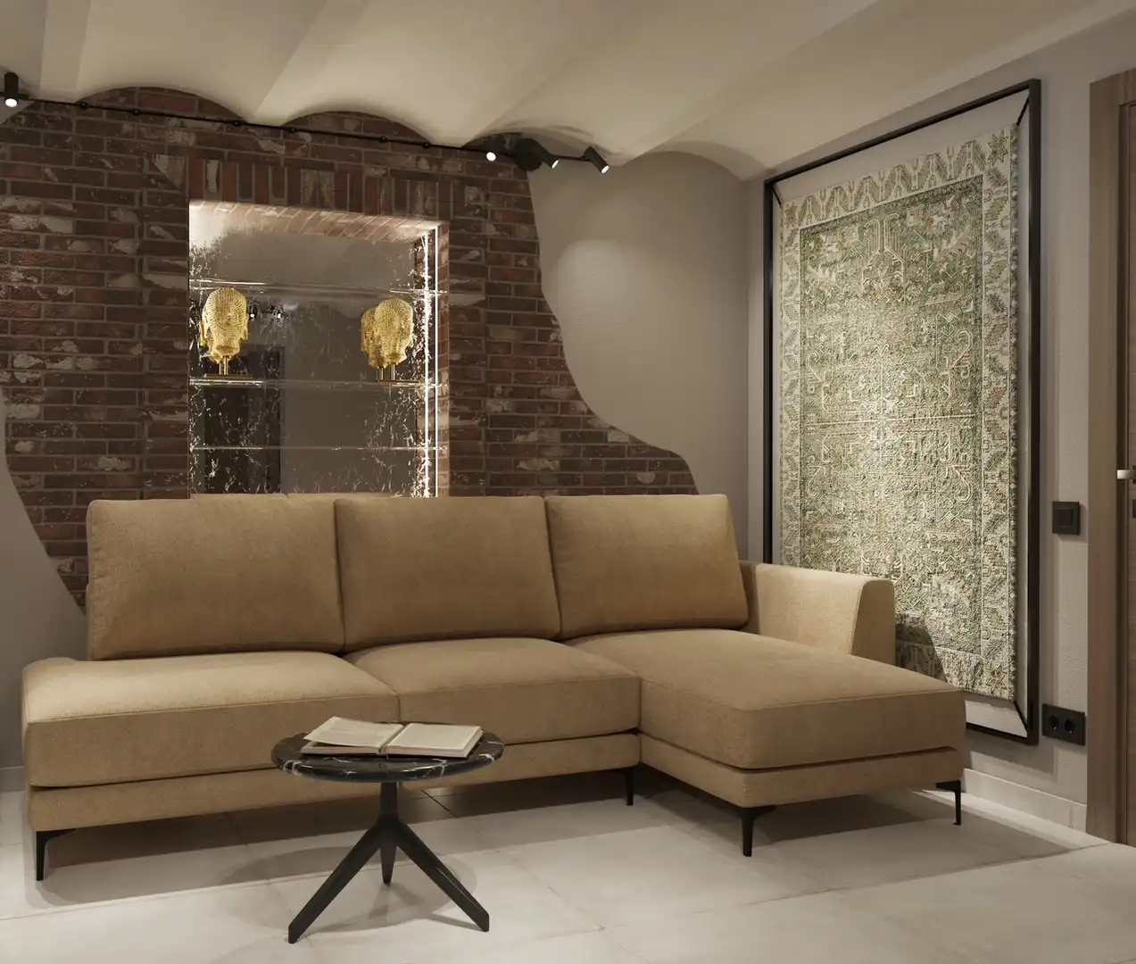 Sala de estar de Piso en venta en Barcelona con Horno, Lavadora y Balcón