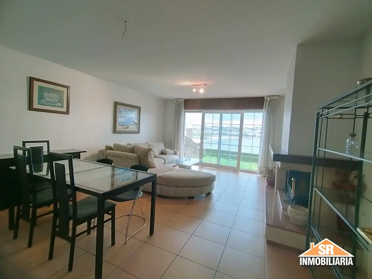 Wohnzimmer von Einfamilien-Reihenhaus zur Miete in Sada (A Coruña) mit Heizung, Parkett und Möbliert