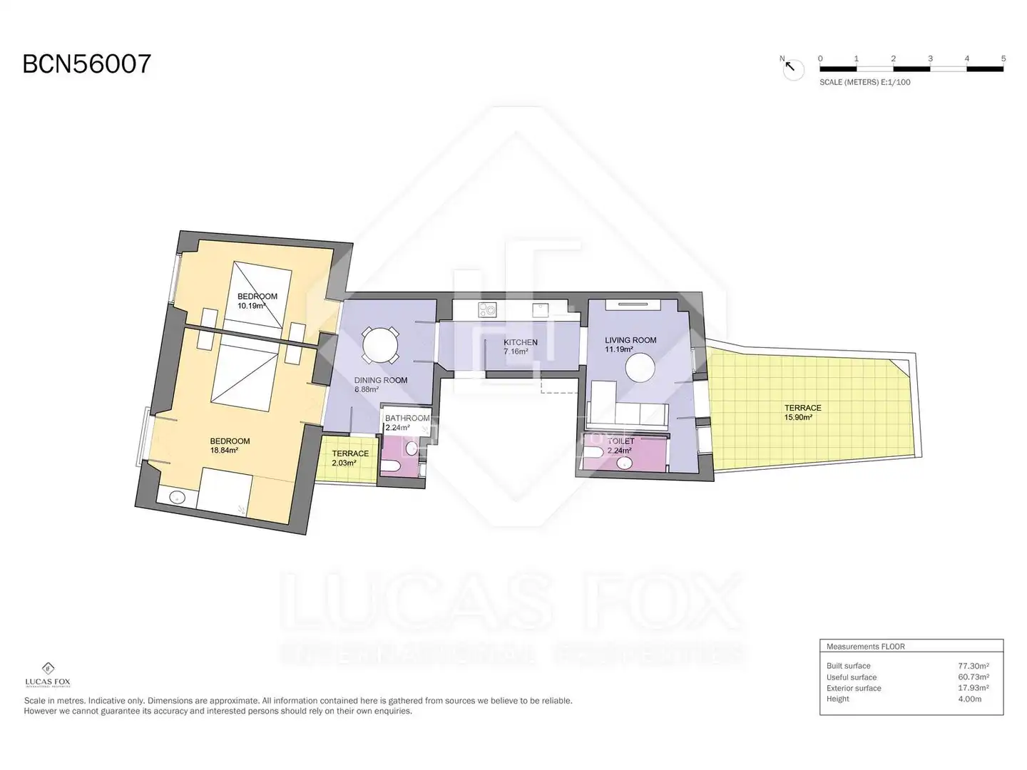 Piso en venta en Barcelona con Aire acondicionado, Calefacción y Terraza
