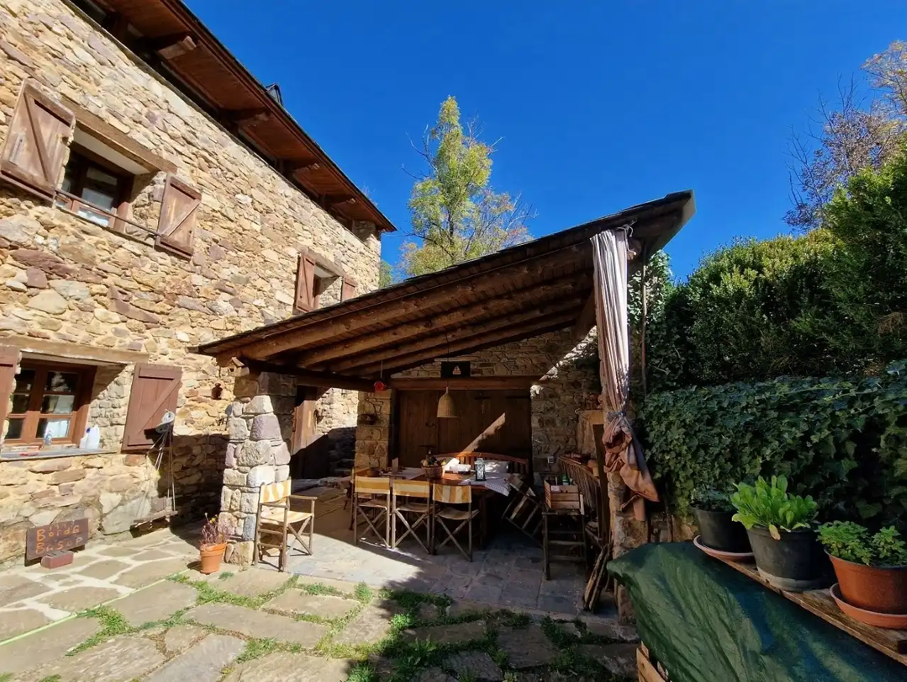 Terrassa de Casa o xalet en venda en Benasque amb Calefacció, Jardí privat i Parquet