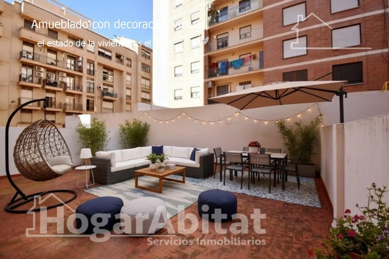 Terrasse von Wohnung zum Verkauf in Castellón de la Plana / Castelló de la Plana mit Terrasse