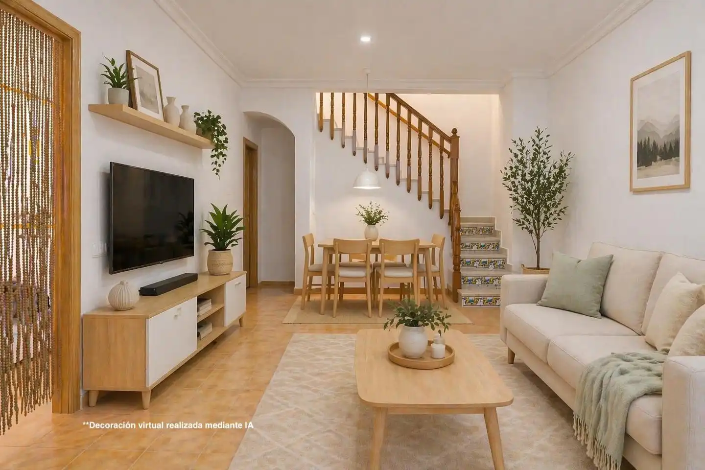 Living room of Houses for sale in Santa Pola  with Air Conditioner, Terrace and Storage room