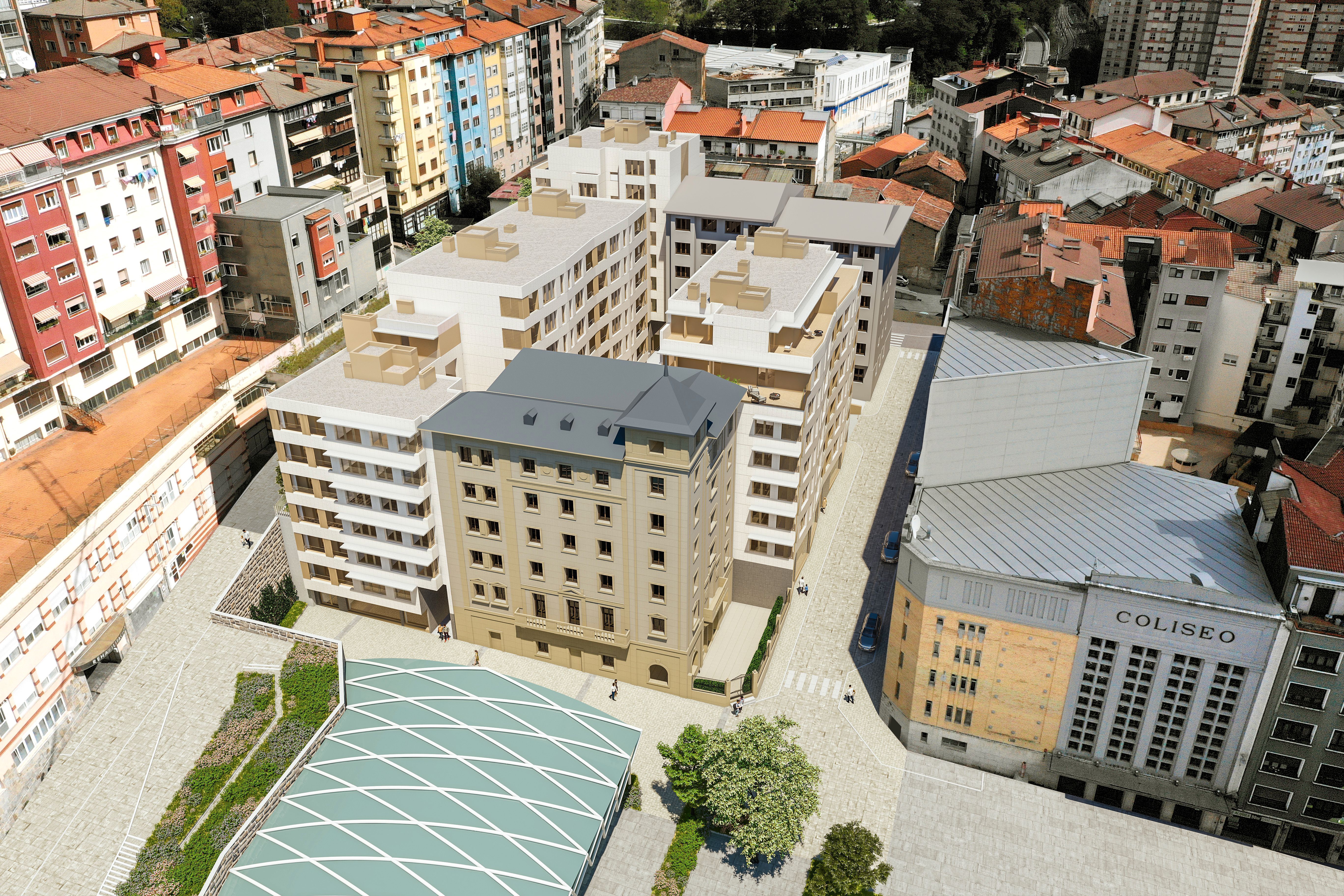 Vista exterior de Piso en venta en Eibar