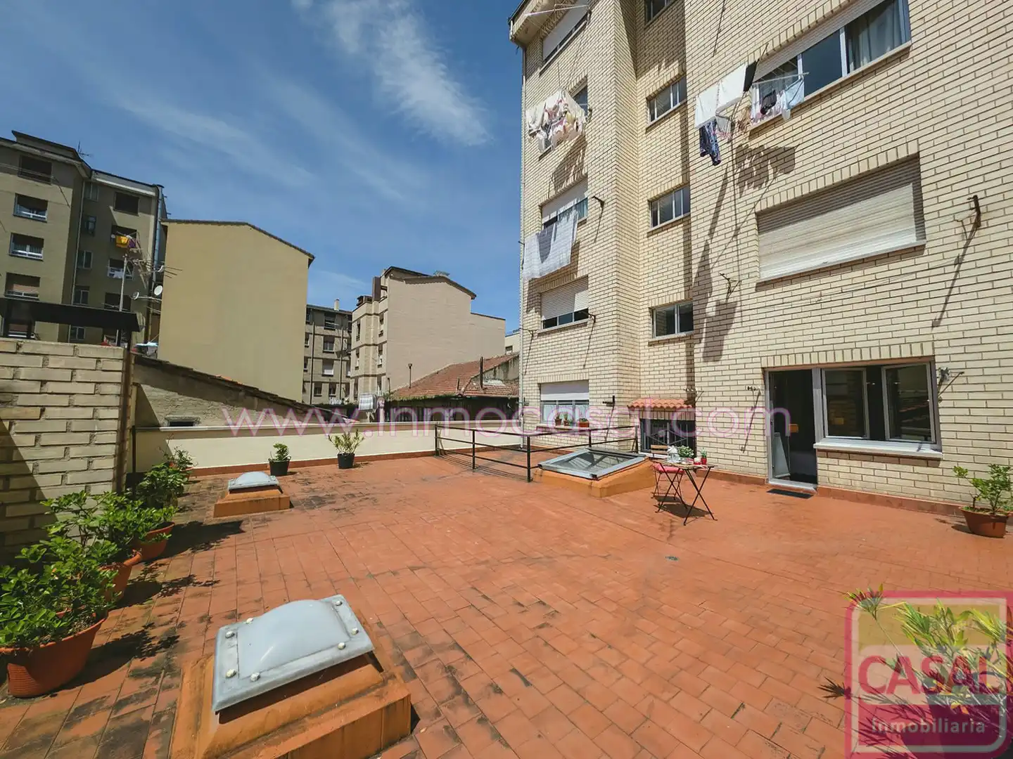 Terrace of Flat for sale in Mieres (Asturias)  with Heating, Terrace and Furnished