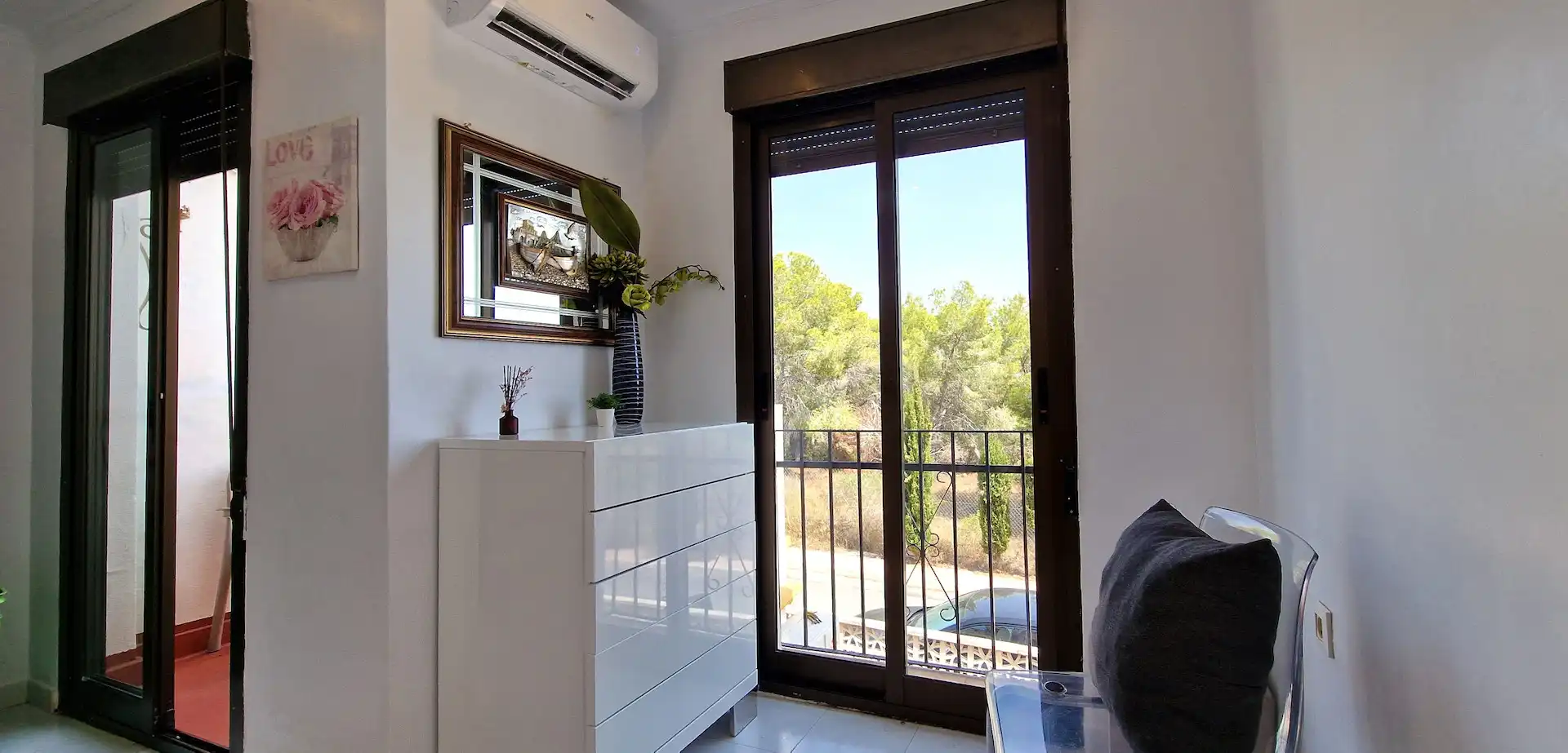 Balcony of Houses for rent in San Miguel de Salinas  with Air Conditioner, Heating and Private garden