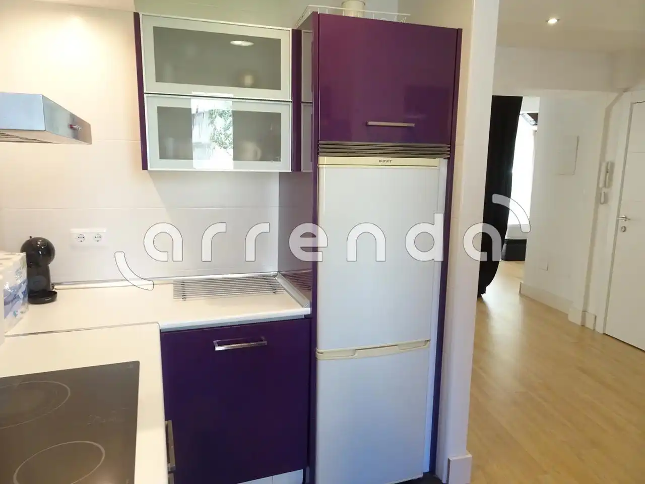 Kitchen of Apartments for rent in Santander  with Heating, Furnished and Balcony