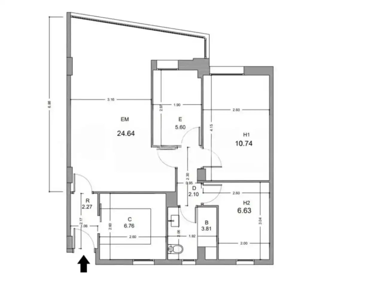 Wohnung zum Verkauf in Barcelona