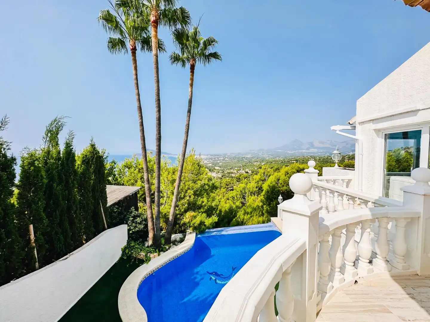 Vista exterior de Casa o chalet en venta en Altea con Aire acondicionado, Jardín privado y Terraza