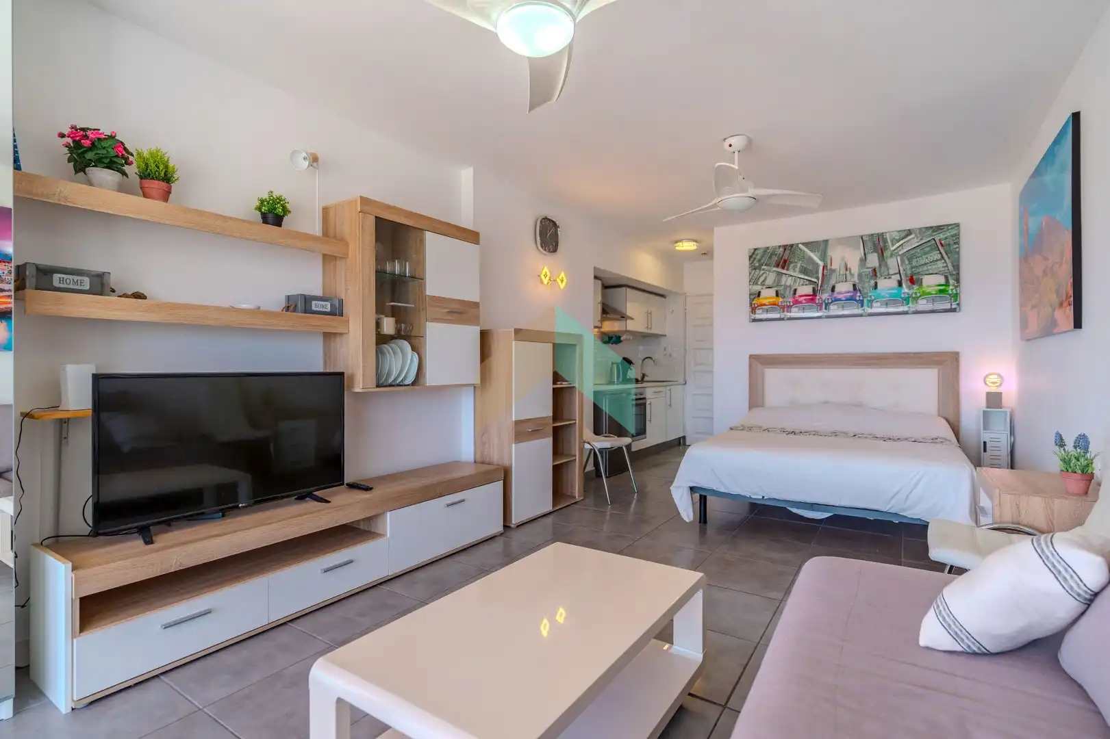 Sala d'estar de Estudi en venda en Costa Adeje