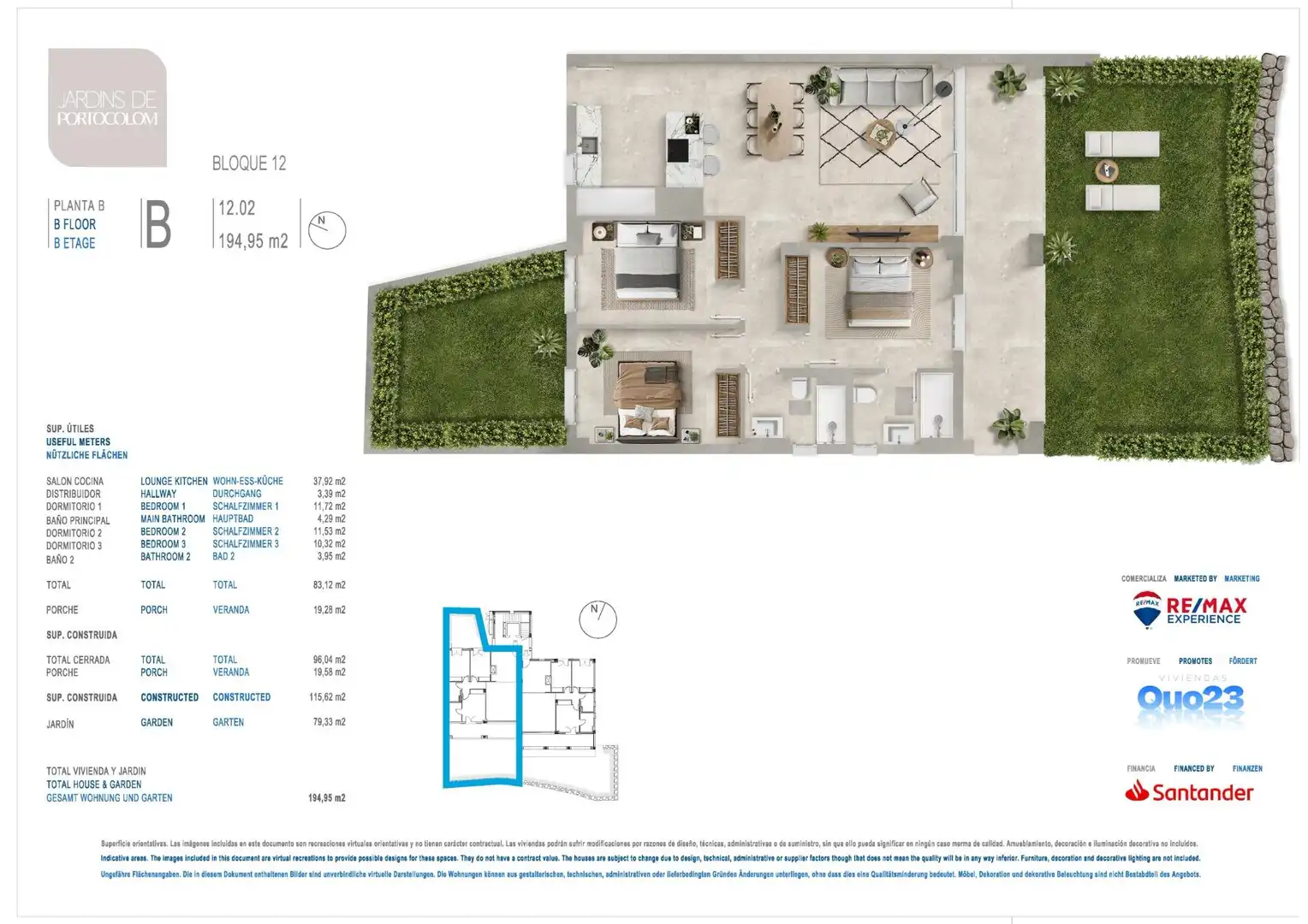 Planta baixa en venda en Felanitx amb Calefacció, Jardí privat i Terrassa