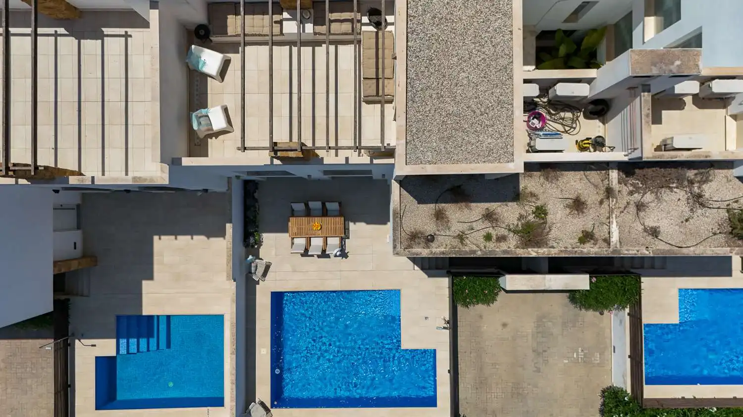 Piscina de Casa adosada en venda en Torrevieja amb Aire condicionat, Calefacció i Terrassa