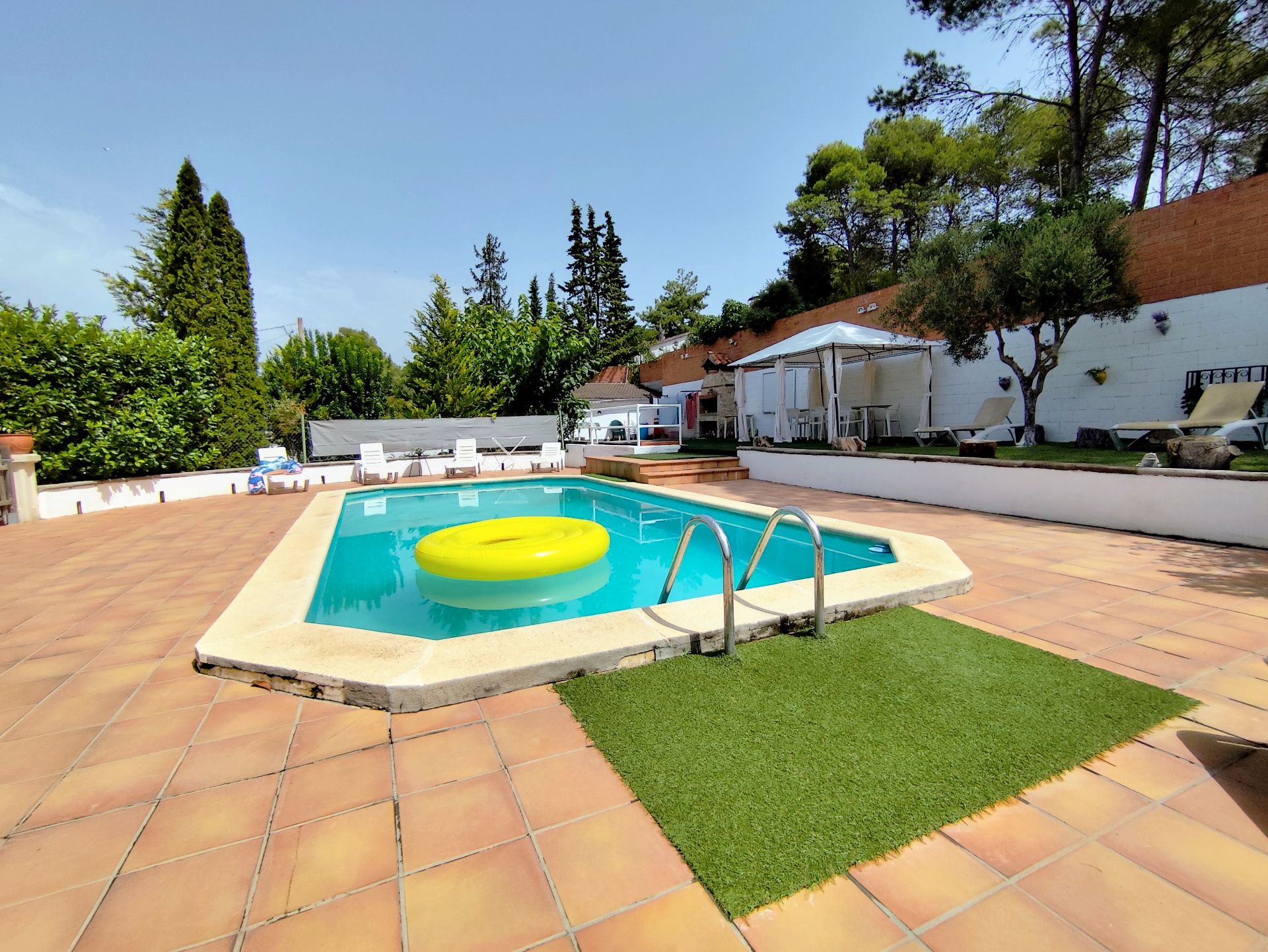 Swimming pool of House or chalet for sale in Pontils  with Air Conditioner, Heating and Private garden
