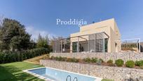 Exterior view of House or chalet for sale in Cerdanyola del Vallès  with Air Conditioner and Swimming Pool